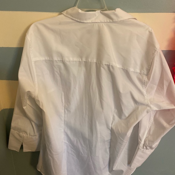 Edwards XL plain white button up - Picture 3 of 3